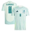 Camisolas México Santiago Gimenez 11 2º Equipamento Alternativa 2024 Manga Curta
